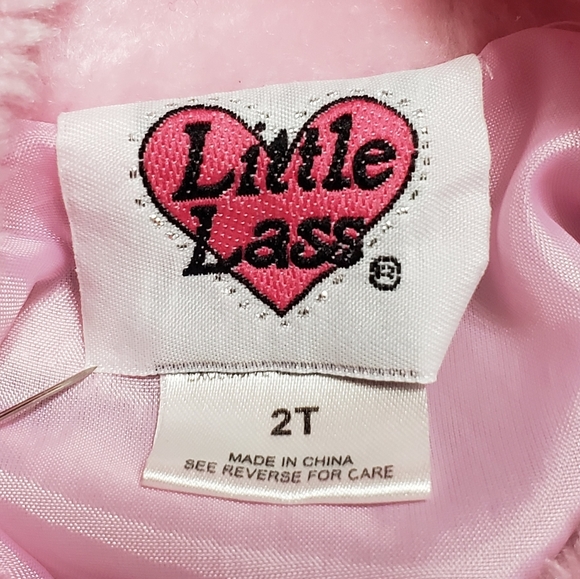 Girls Faux Coats Zebra Print Fashion Jacket By Little Lass Size 2T - Picture 2 of 8